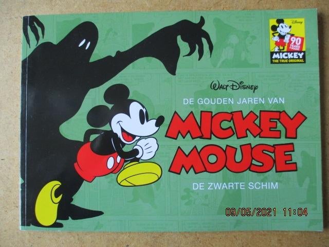 adv1910 mickey mouse de zwarte schim, Boeken, Eén stripboek, Ophalen, Gelezen