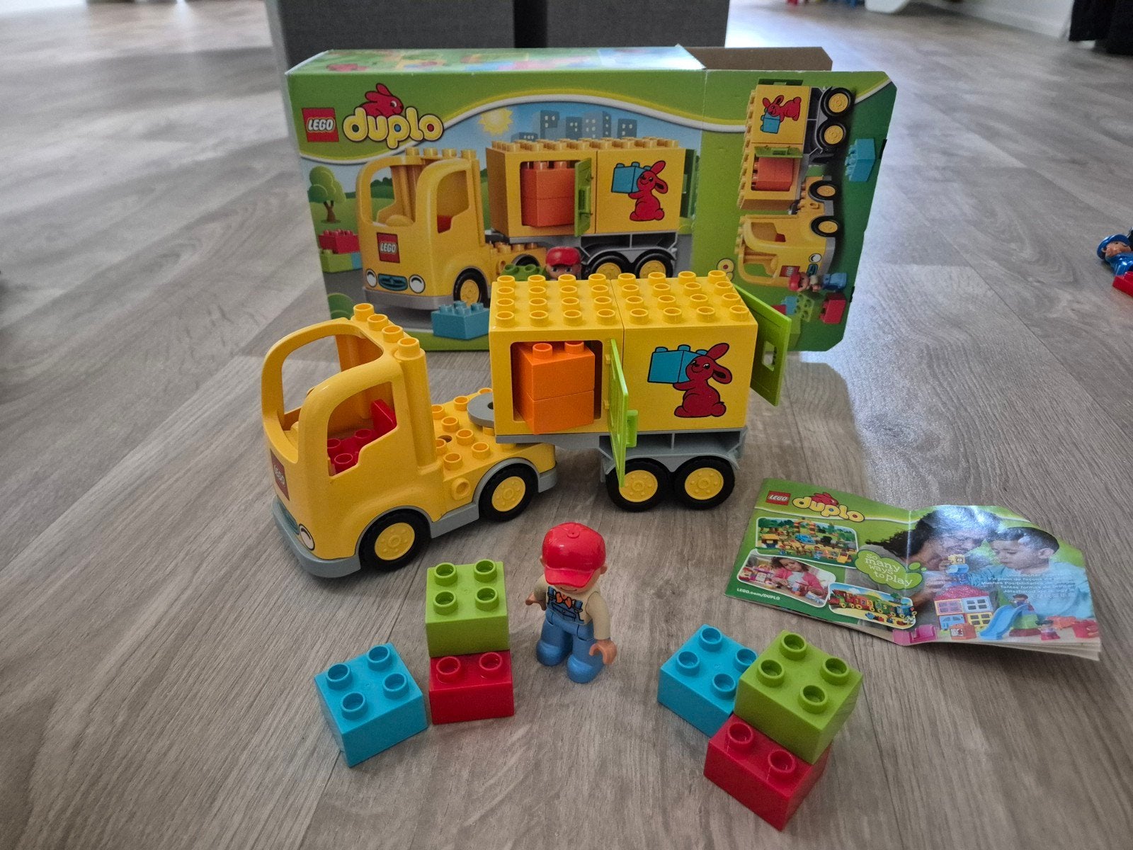 Lego Duplo 10601 Vrachtwagen met blokken, Ophalen of Verzenden, Zo goed als nieuw, Duplo, Compleet