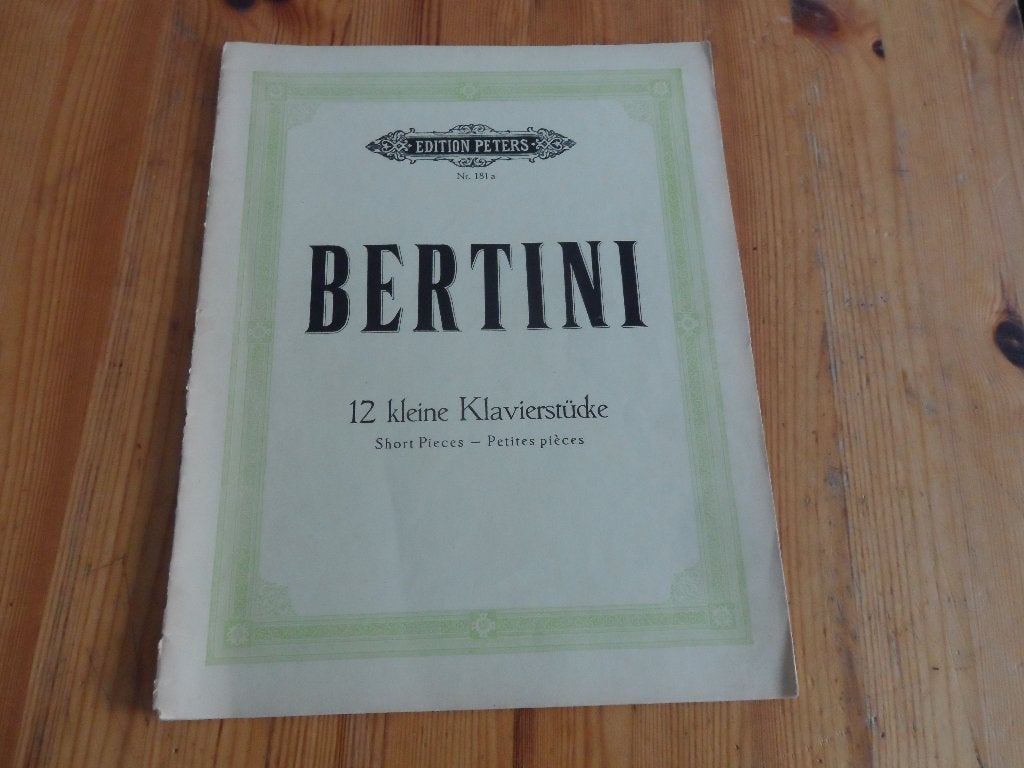 Bertini, Gebruikt, Klassiek, Ophalen of Verzenden, Artiest of Componist
