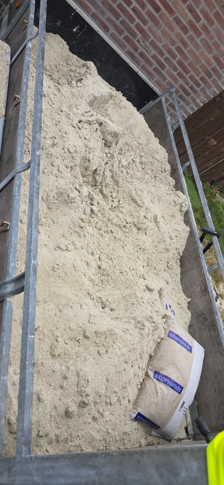 gratis af te halen straatzand, Tuin en Terras, Zand, Ophalen of Verzenden