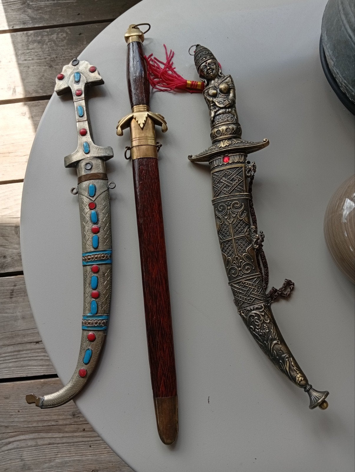 Decoratieve Dolken Set - Oosters en Antiek Stijl, Ophalen of Verzenden, Gebruikt
