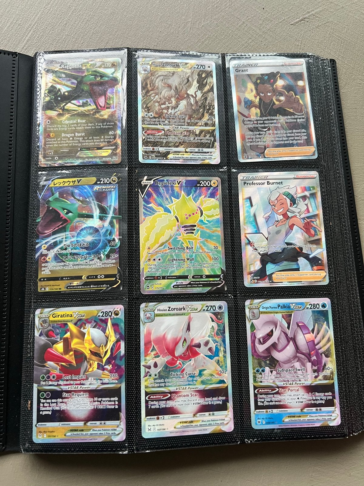 Pokémon Kaarten Verzameling - Zeldzame V, VMAX & EX Kaarten, Ophalen, Zo goed als nieuw, Meerdere kaarten, Foil