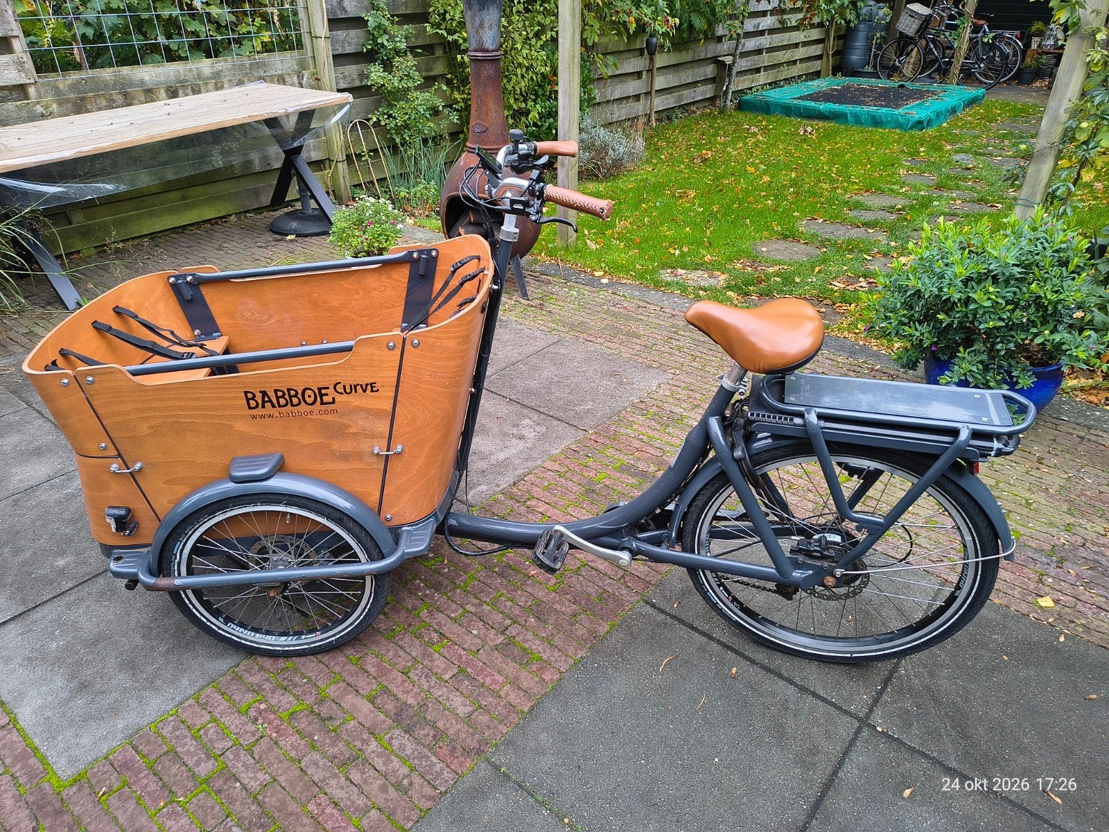 Babboe Curve-E - Goedgekeurd frame + beurt in juni, Fietsen en Brommers, Overige merken, 4 kinderen of meer, Gebruikt, Ophalen of Verzenden