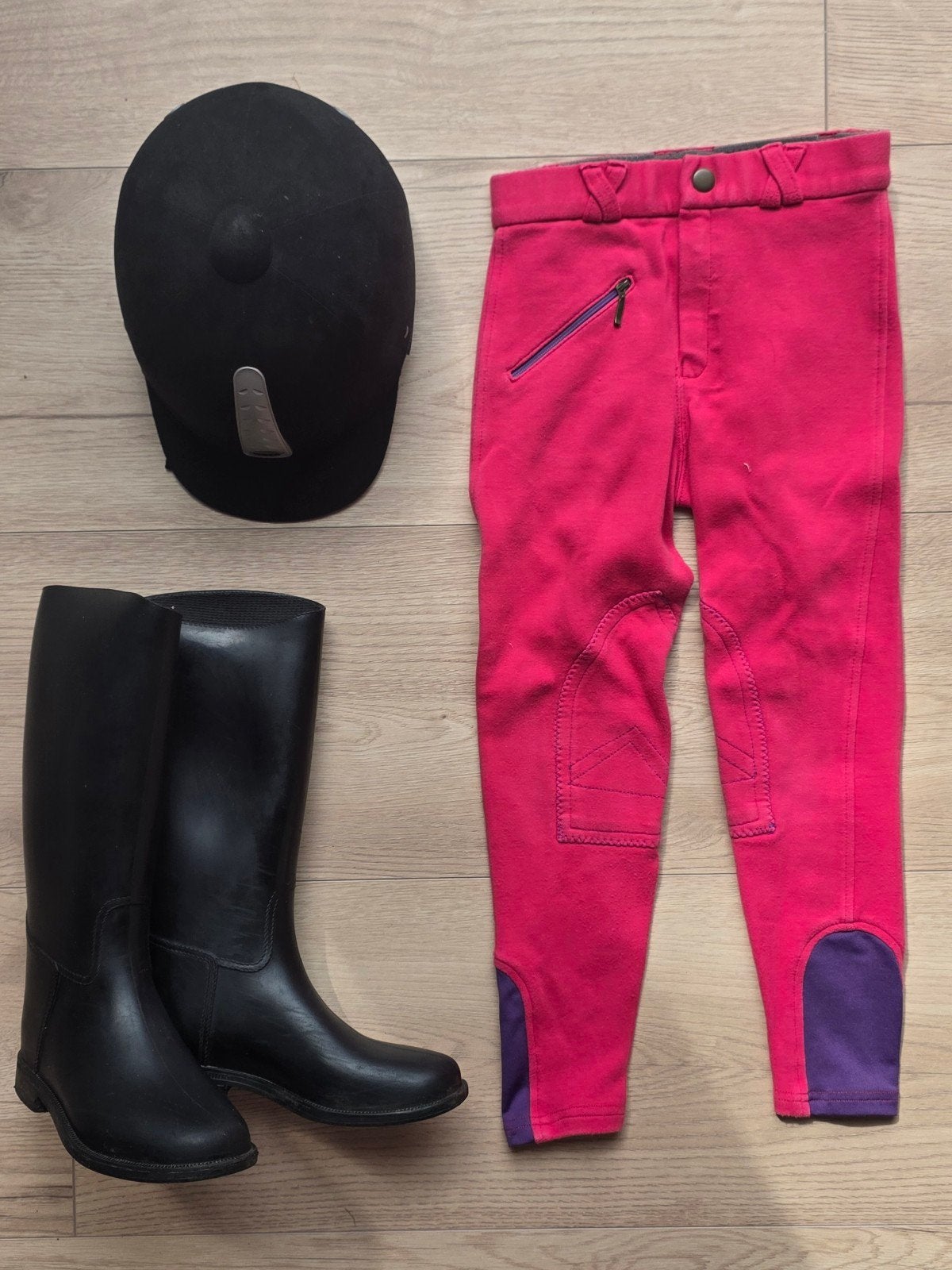 Paardrijkleding set compleet meisje 7-9 jaar, Dieren en Toebehoren, Paardrijkleding, Ophalen of Verzenden