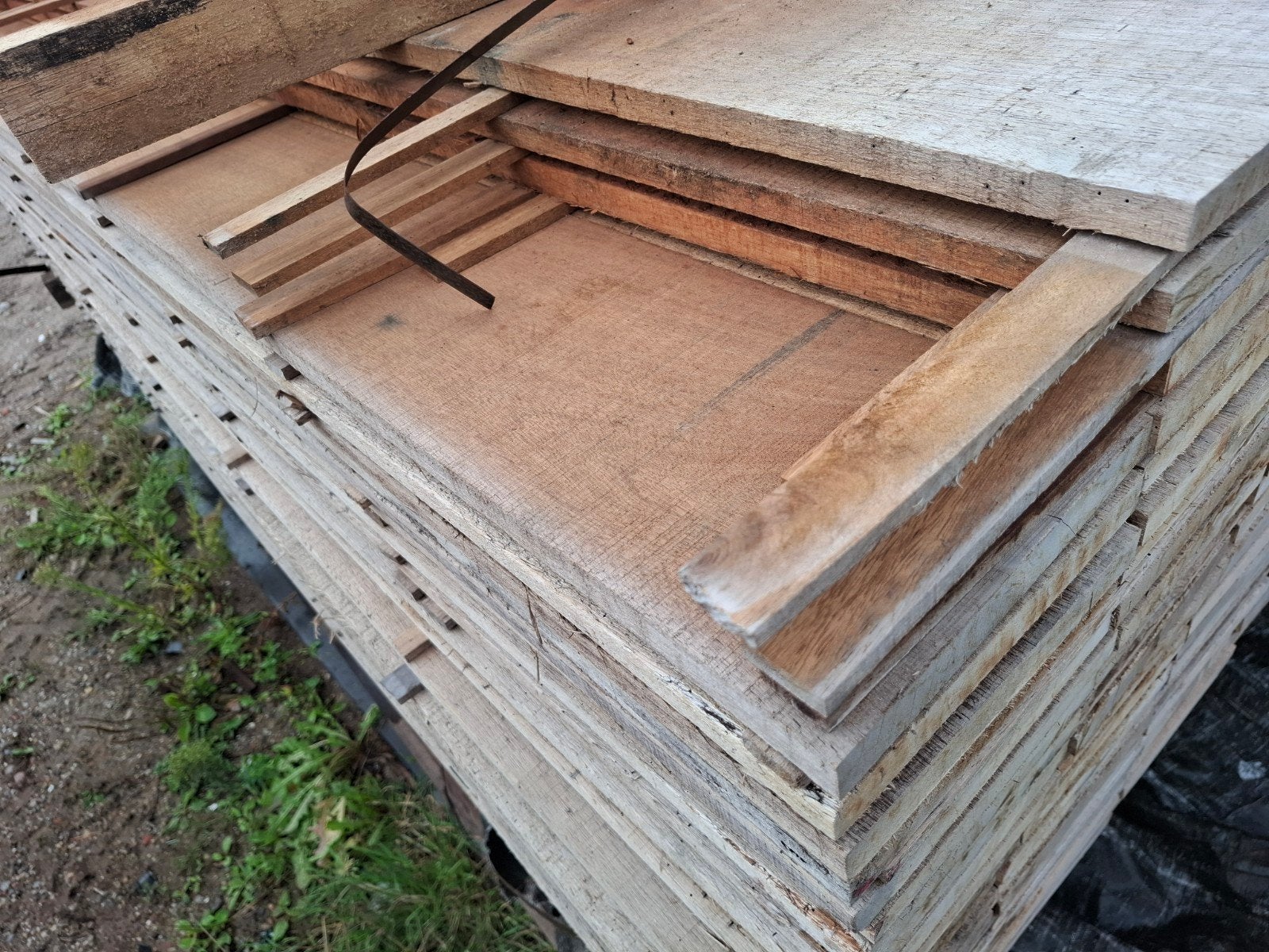 hardhout beschoeiing planken 3 meter x 20 bezorgen mogelijk, Ophalen, Planken, Nieuw, Hardhout