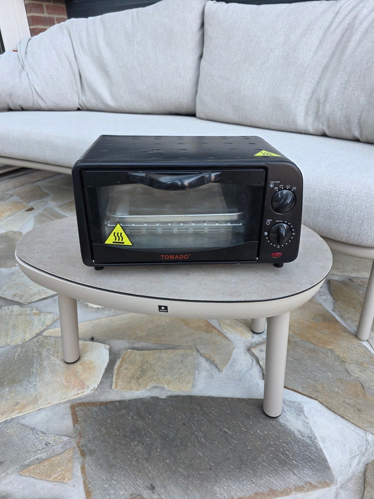 Tomado Mini-oven - Compact en Handig, Ophalen, Minder dan 45 cm, Minder dan 45 cm, Vrijstaand