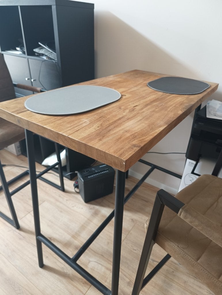 Kitchen Table and 2 Stools, Ophalen, Gebruikt, Vier personen, Rechthoekig
