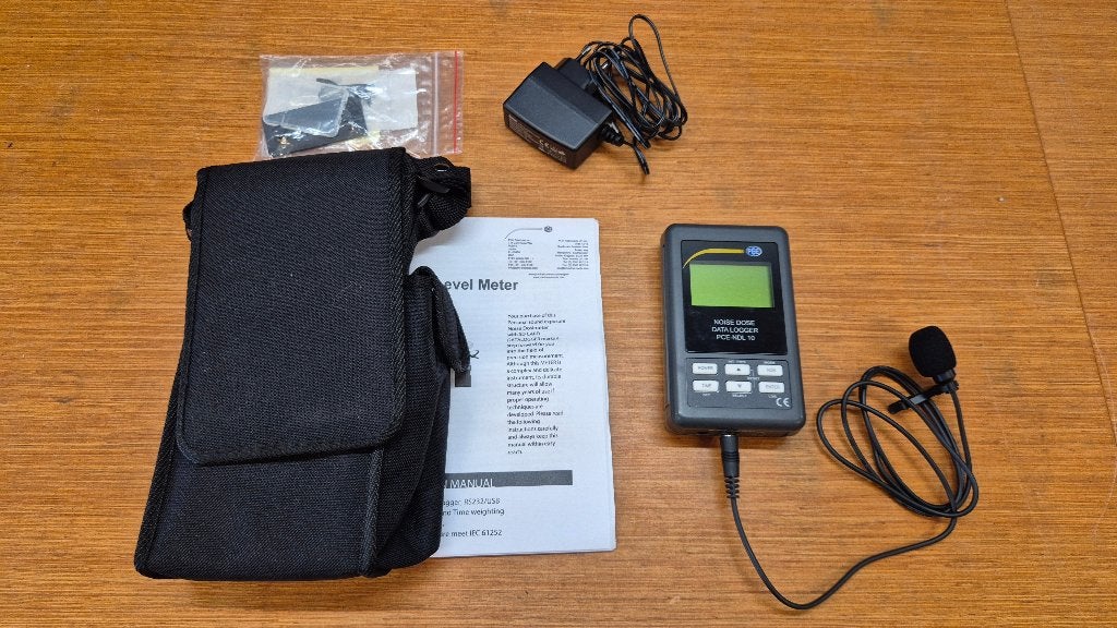 PCE-NDL 10 geluidsdosismeter / datalogger, Ophalen of Verzenden, Zo goed als nieuw, Geluid