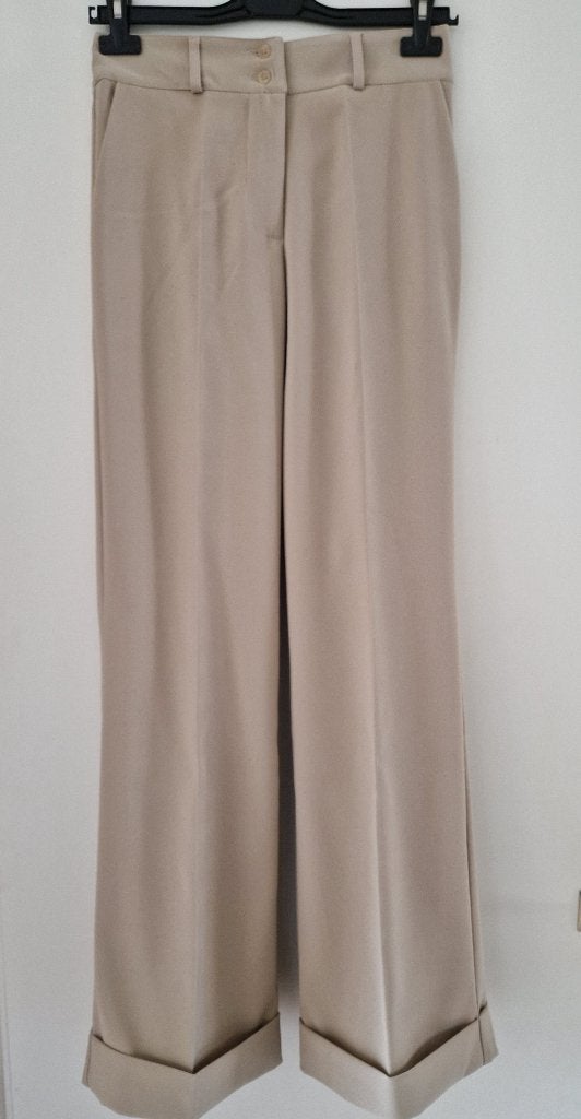 Lichtbruin/beige dames broek / pantalon maat 34 (Nieuw) a, Beige, Nieuw, Maat 34 (XS) of kleiner, Lang