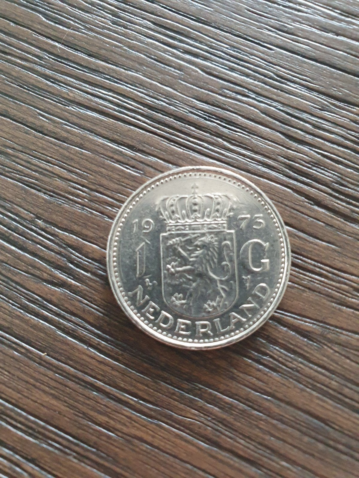 Nederland 1 gulden 1973 Koningin Juliana nikkel, Ophalen of Verzenden, Koningin Juliana, 1 gulden, Losse munt
