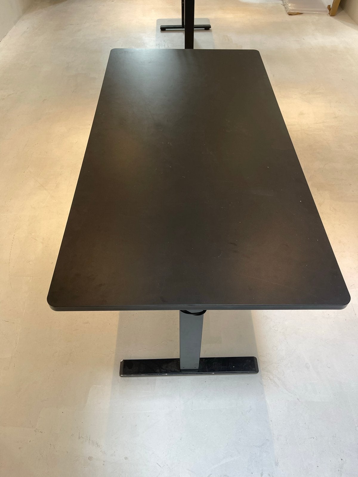 4 x Zit Sta Bureaus 160x80cm  Zwart, Huis en Inrichting, Ophalen, Gebruikt, In hoogte verstelbaar, Zit-sta bureau