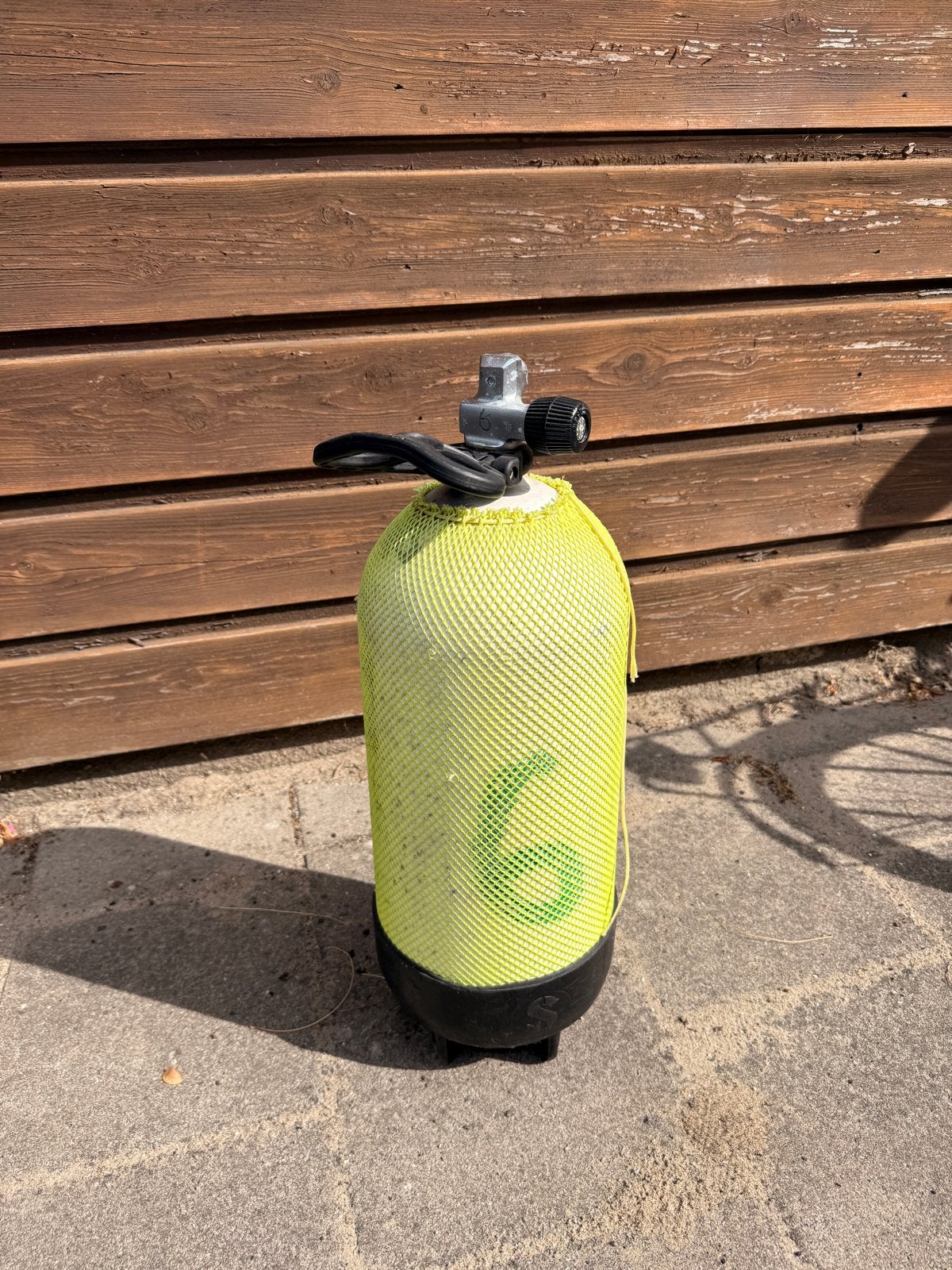 Duikfles 12 liter 200 bar, Ophalen, Gebruikt, Duikfles