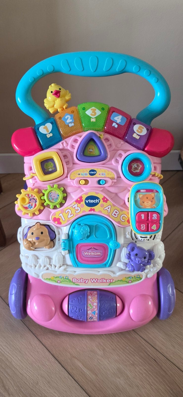 Te koop: V-tech babywalker ( loopwagen), Kinderen en Baby's, Ophalen, Zo goed als nieuw, 6 maanden tot 2 jaar