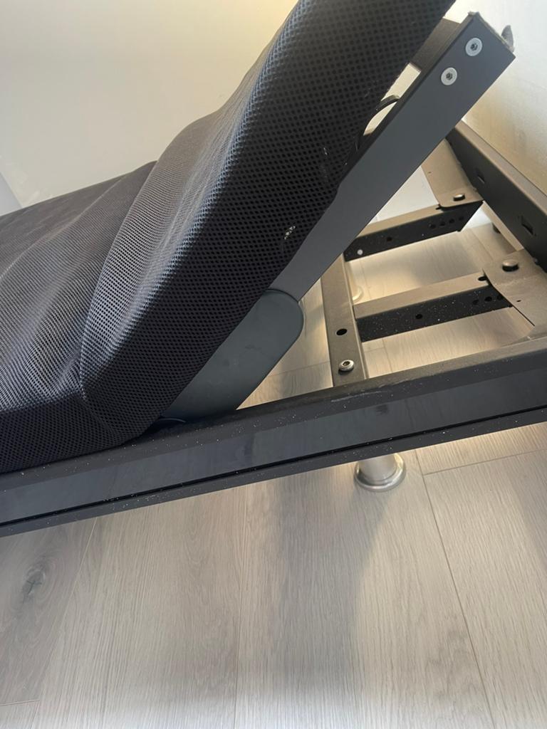 Bed met mattaras, Ophalen, Zo goed als nieuw, Tweepersoons, 80 cm