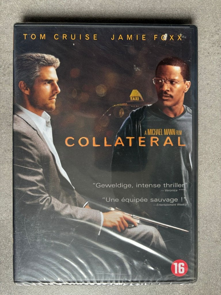 Collateral Dvd Michael Mann met Tom Cruise, nieuw in seal, Vanaf 16 jaar, Ophalen of Verzenden, Nieuw in verpakking, Actiethriller