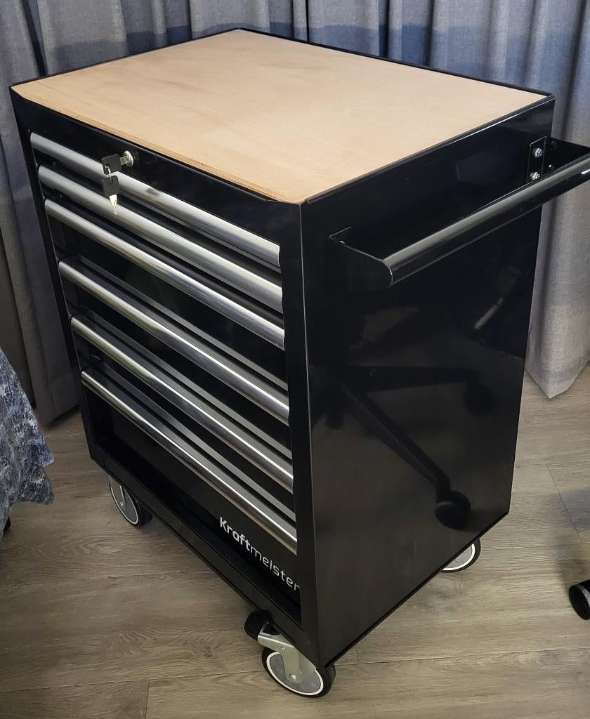 Kraftmeister gereedschapswagen gereedschapskar werkbank, Ophalen, Zo goed als nieuw