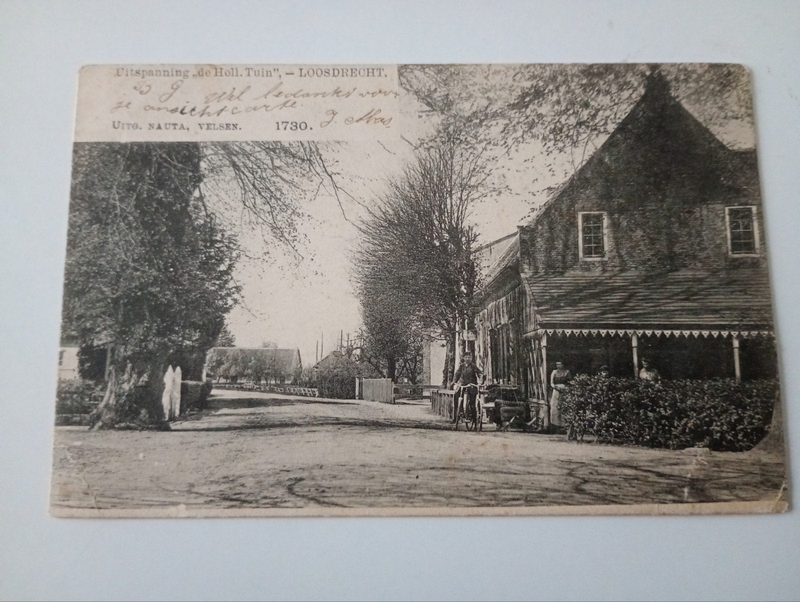 Loosdrecht Uitspanning De Hollandse Tuin, Ophalen of Verzenden, Voor 1920, Ongelopen, Noord-Holland