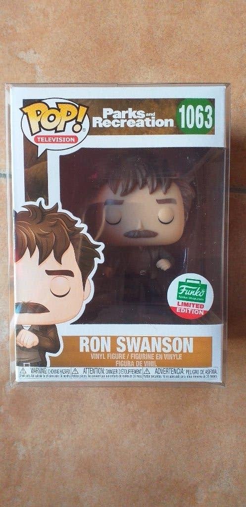 Parks and recrations ron swanson europe exclusive funko pop, Ophalen of Verzenden, Nieuw