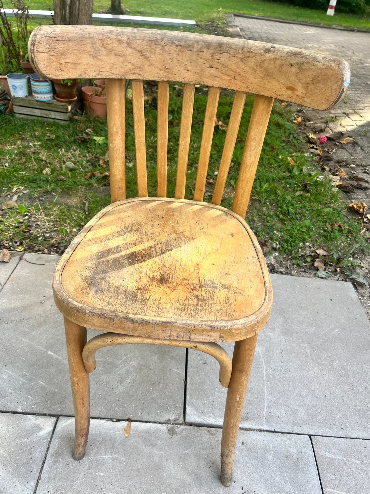 Vintage houten stoel - Klassiek design, Ophalen