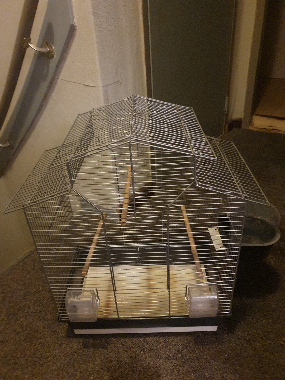 vogelkooi, Ophalen, Zo goed als nieuw, Metaal, Vogelkooi