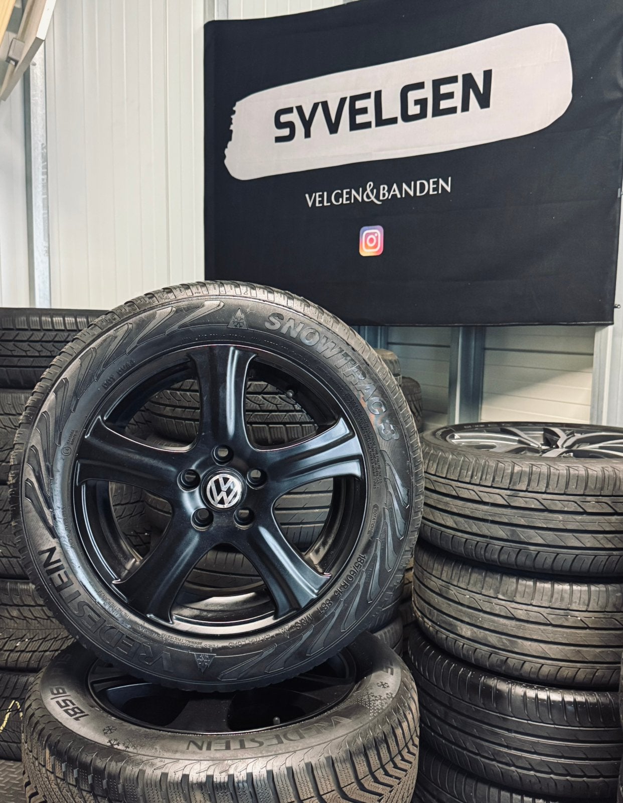 15" 5x100 VW Polo Audi A1 Ibiza Velgen - Winterset !!, Auto-onderdelen, Banden en Velgen, Ophalen, Gebruikt, 15 inch, Banden en Velgen