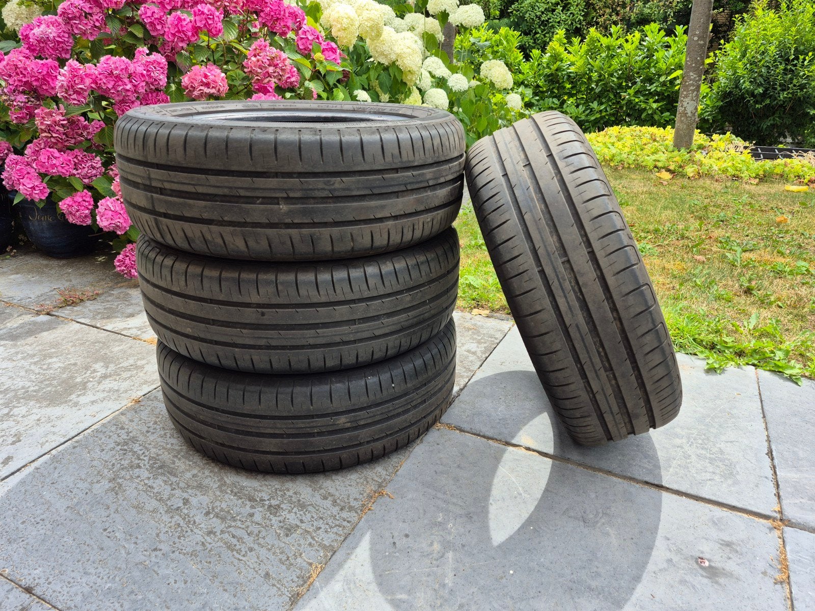 Goodyear 195/55/16 Zomerbanden (4 stuks), Auto-onderdelen, Banden en Velgen, Ophalen, 16 inch, Band(en), 195 mm