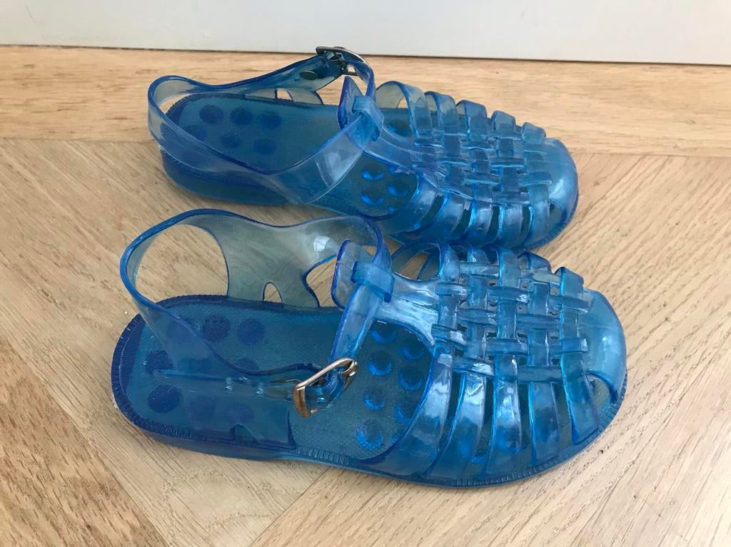 Waterschoentjes maat 28, kleur blauw, Kinderen en Baby's, Ophalen of Verzenden, Zo goed als nieuw, Jongen of Meisje, Zwemschoenen