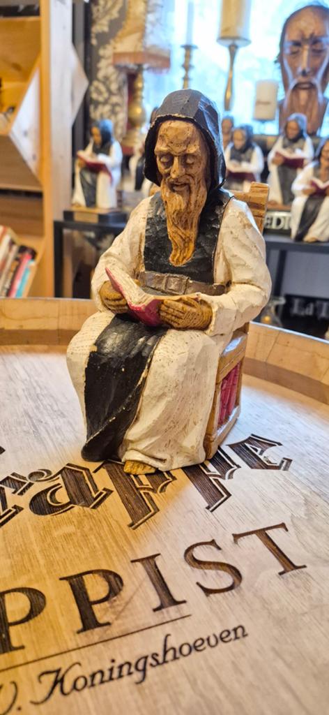 La Trappe monnik, Verzamelen, Biermerken, Ophalen of Verzenden, Gebruikt, Flesje(s), La Trappe