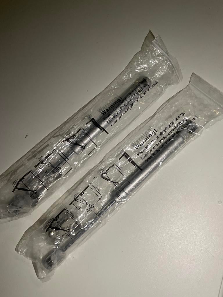 Nieuwe gasveren voor diverse toepassingen (2 stuks), Ophalen of Verzenden, Nieuw