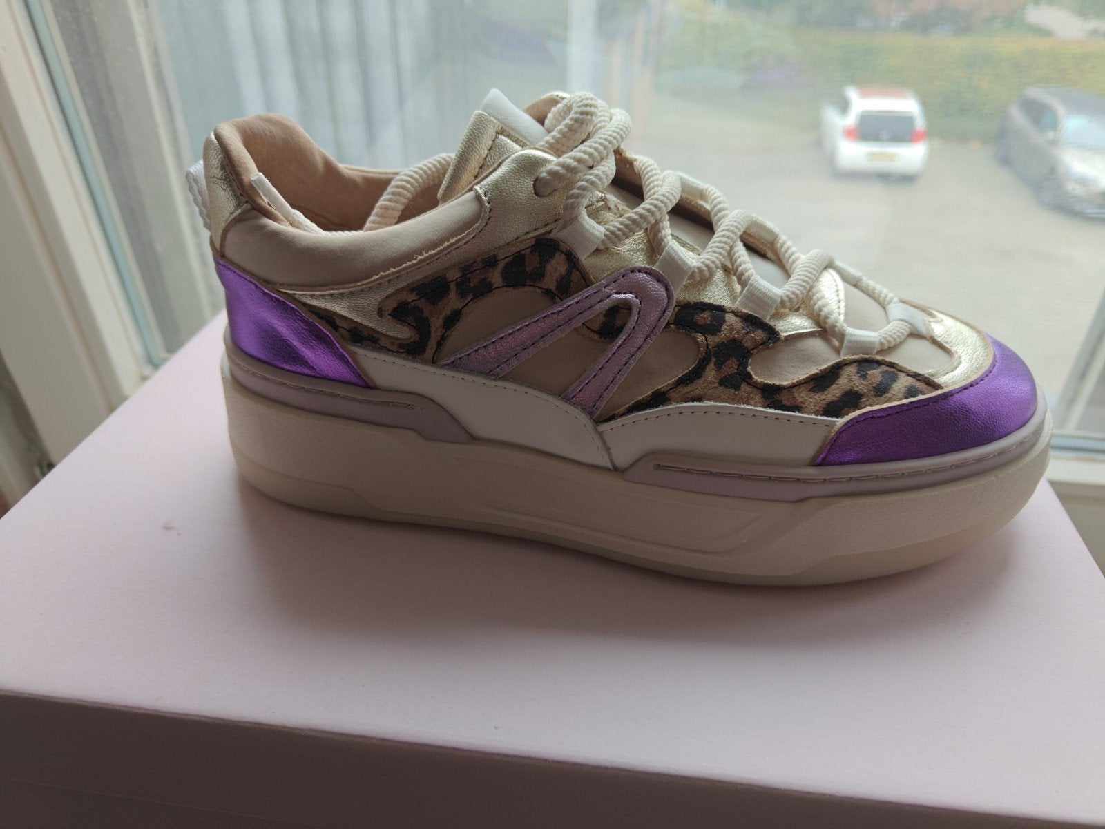 DWRS Walton Leopard Sneakers - Nieuw in Doos, DWRS, Beige, Nieuw, Ophalen of Verzenden