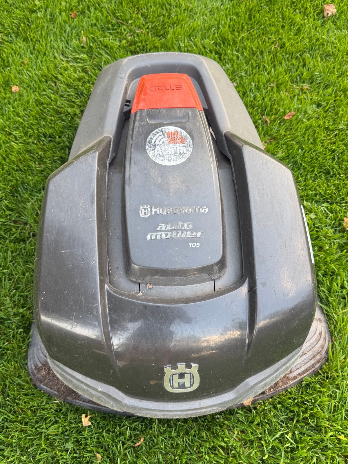 Husqvarna Automower 105 Robotmaaier, Tuin en Terras, Ophalen of Verzenden, Gebruikt, 20 tot 25 cm
