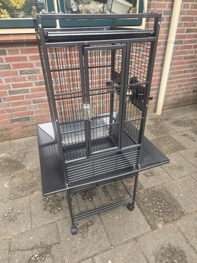 Original Strong papegaaienkooi Helios, Ophalen, Zo goed als nieuw, Metaal, Vogelkooi