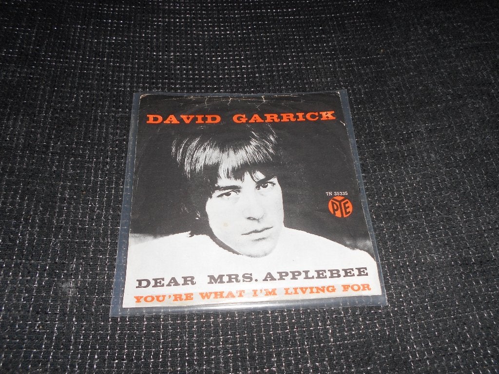 dear mrs applebee - david garrick, Gebruikt, 7 inch, Ophalen of Verzenden, Fotohoes