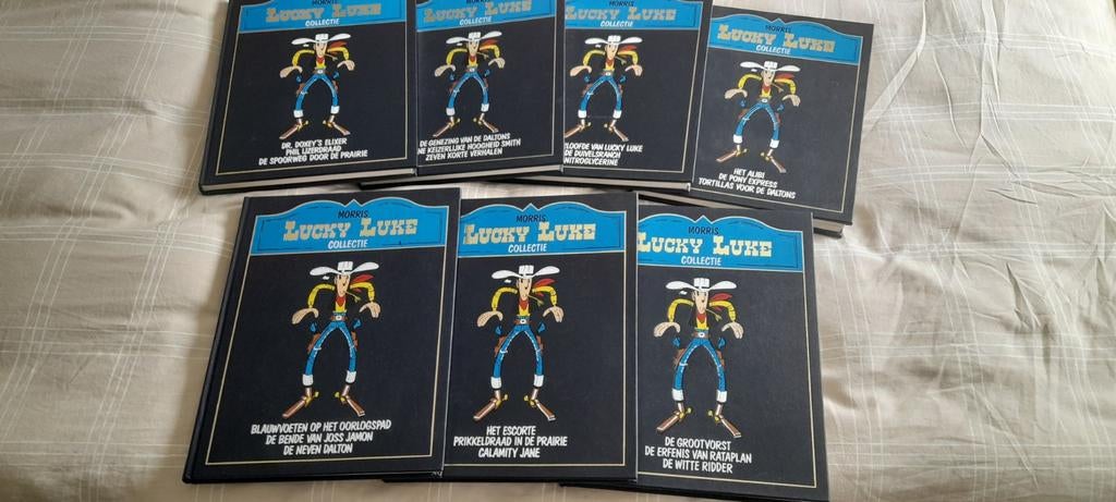 Stripboeken 7 stuks Lucky luke hardcover., Boeken, Stripboeken, Meerdere stripboeken, Ophalen