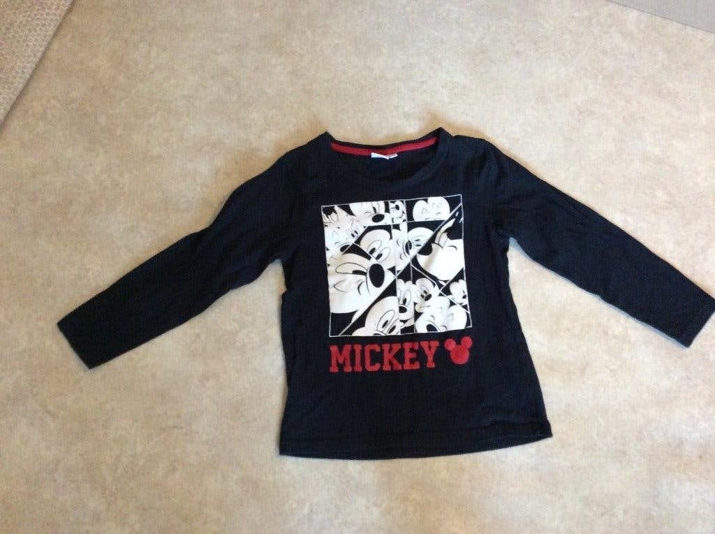 Disney Mickey Mouse longsleeve shirt maat 140 zgan, Disney, Gebruikt, Meisje, Ophalen of Verzenden