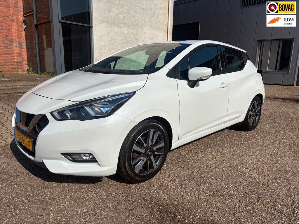 Nissan Micra 1.0L Visia+,Airco,Cruise, Auto's, Nissan, Bedrijf, Te koop, Micra, ABS, Airbags, Airconditioning, Bluetooth, Boordcomputer