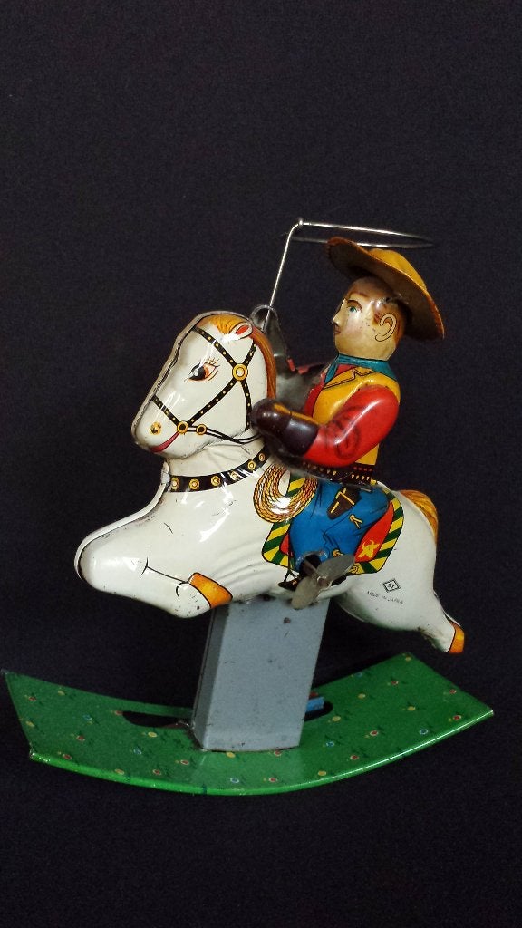 Blikken Speelgoed SY Toys JAPAN <> Lasso Range Rider 1950 th, Ophalen of Verzenden, Gebruikt