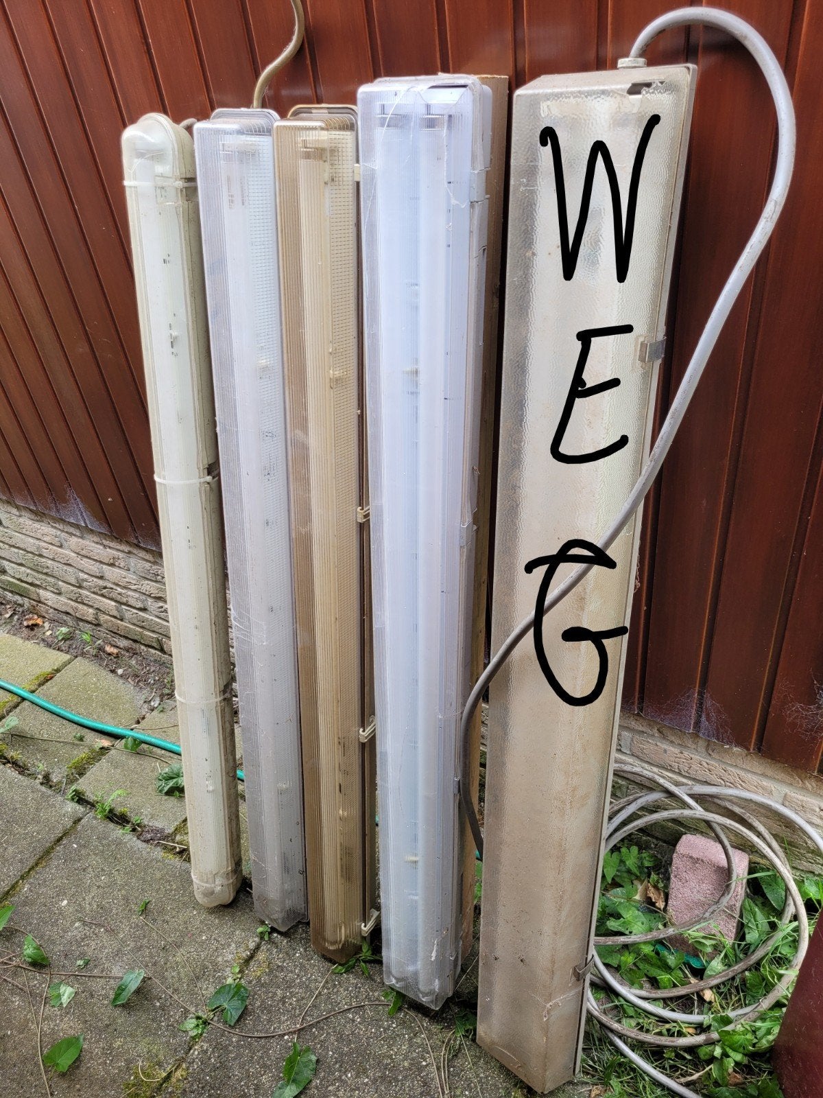 TL armaturen, Ophalen, Gebruikt, Minder dan 50 watt, Armatuur