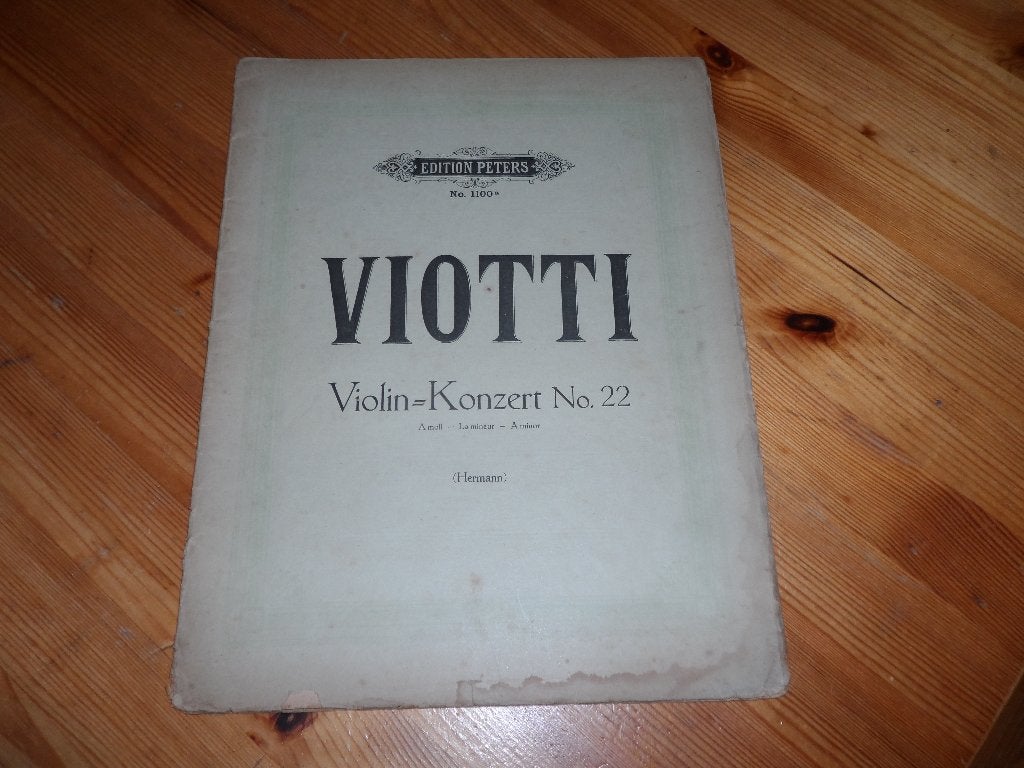 Viotti - violin konzert 22 en 23, Gebruikt, Klassiek, Ophalen of Verzenden, Piano