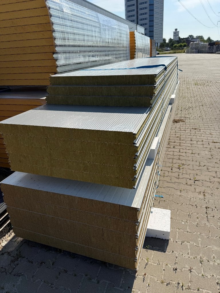 Steenwol panelen diverse lengtes 80mm 120mm Sandwichpanelen