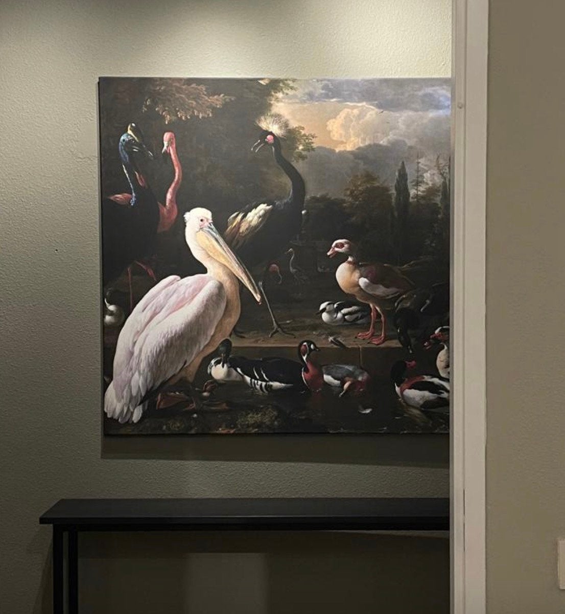 Schilderij canvas print, Ophalen