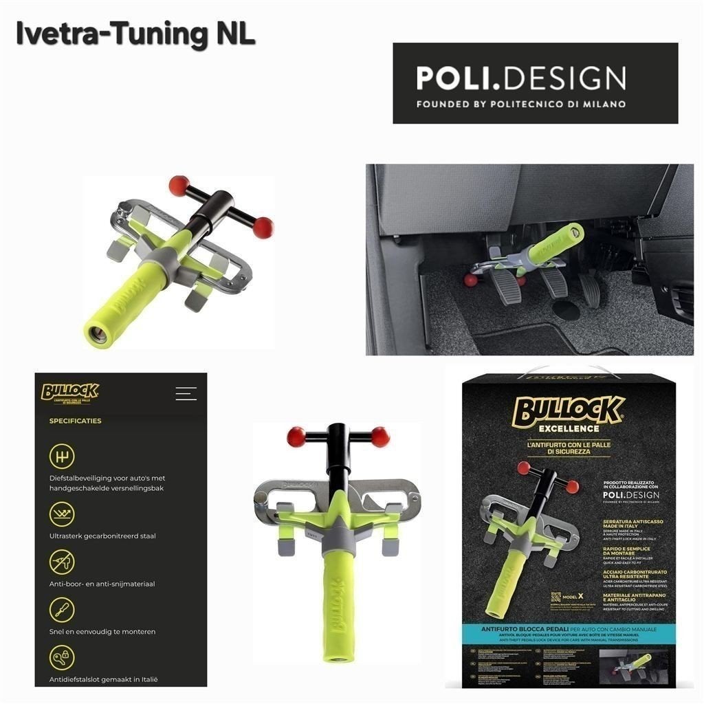 Pedaalslot Peugeot 107 | Pedaalklem Peugeot 107, Ophalen of Verzenden, Info@ivetra-tuning.nl | www.ivetra-tuning.nl, Ivetra-Tuning NL