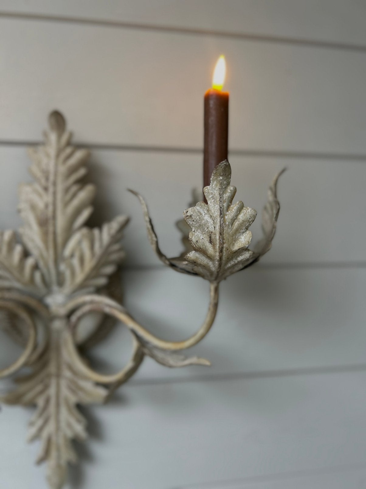 Barok muur wand kandelaar sober sleets imperfect, Ophalen of Verzenden, Zo goed als nieuw, Kandelaar