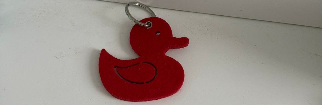 Rode eend sleutelhanger, Ophalen, Nieuw, Overige typen