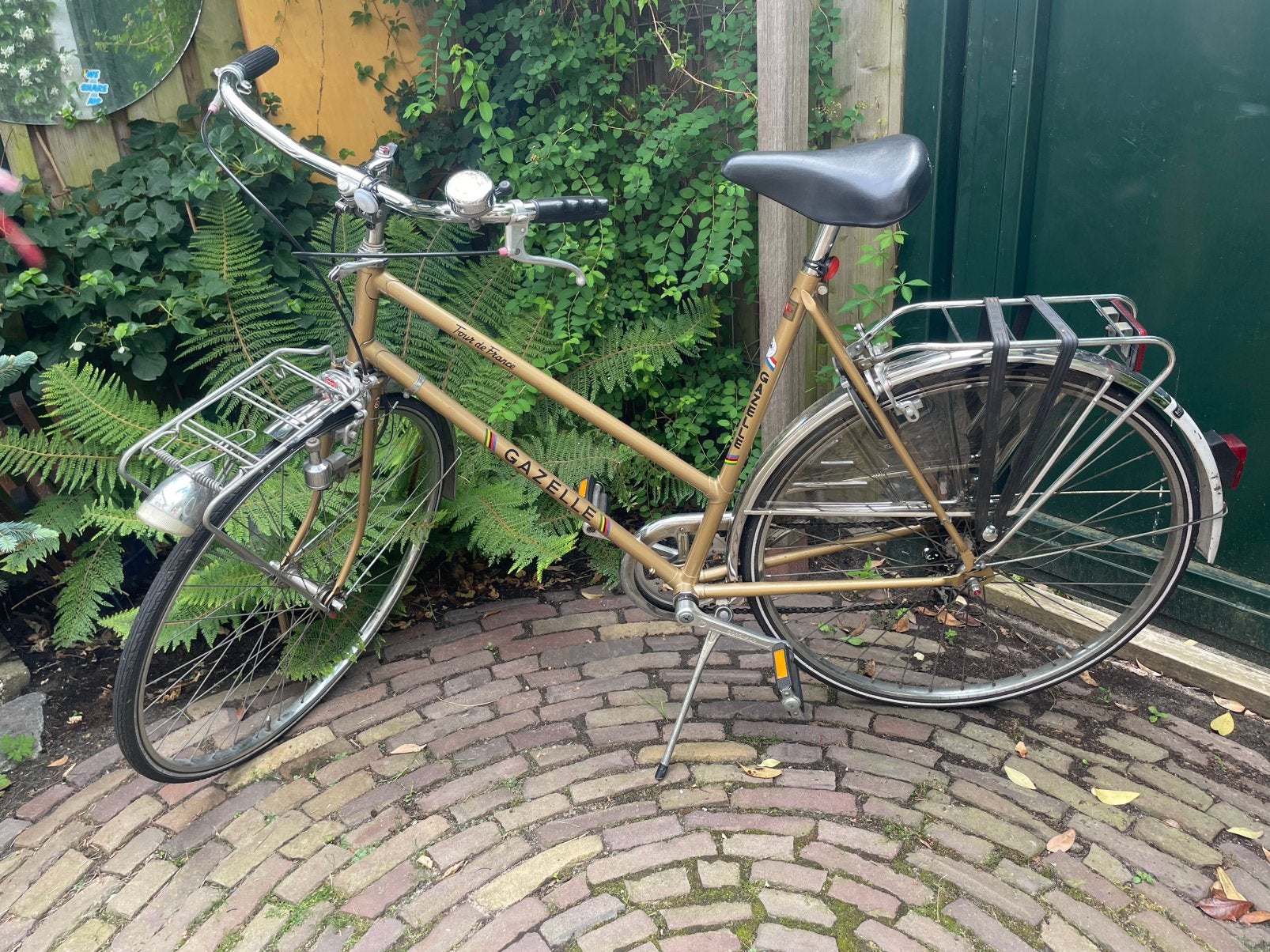 Retro vintage gazelle dames fiets maat 55, Fietsen en Brommers, Fietsen | Dames | Damesfietsen, 53 tot 56 cm, Ophalen, Gebruikt