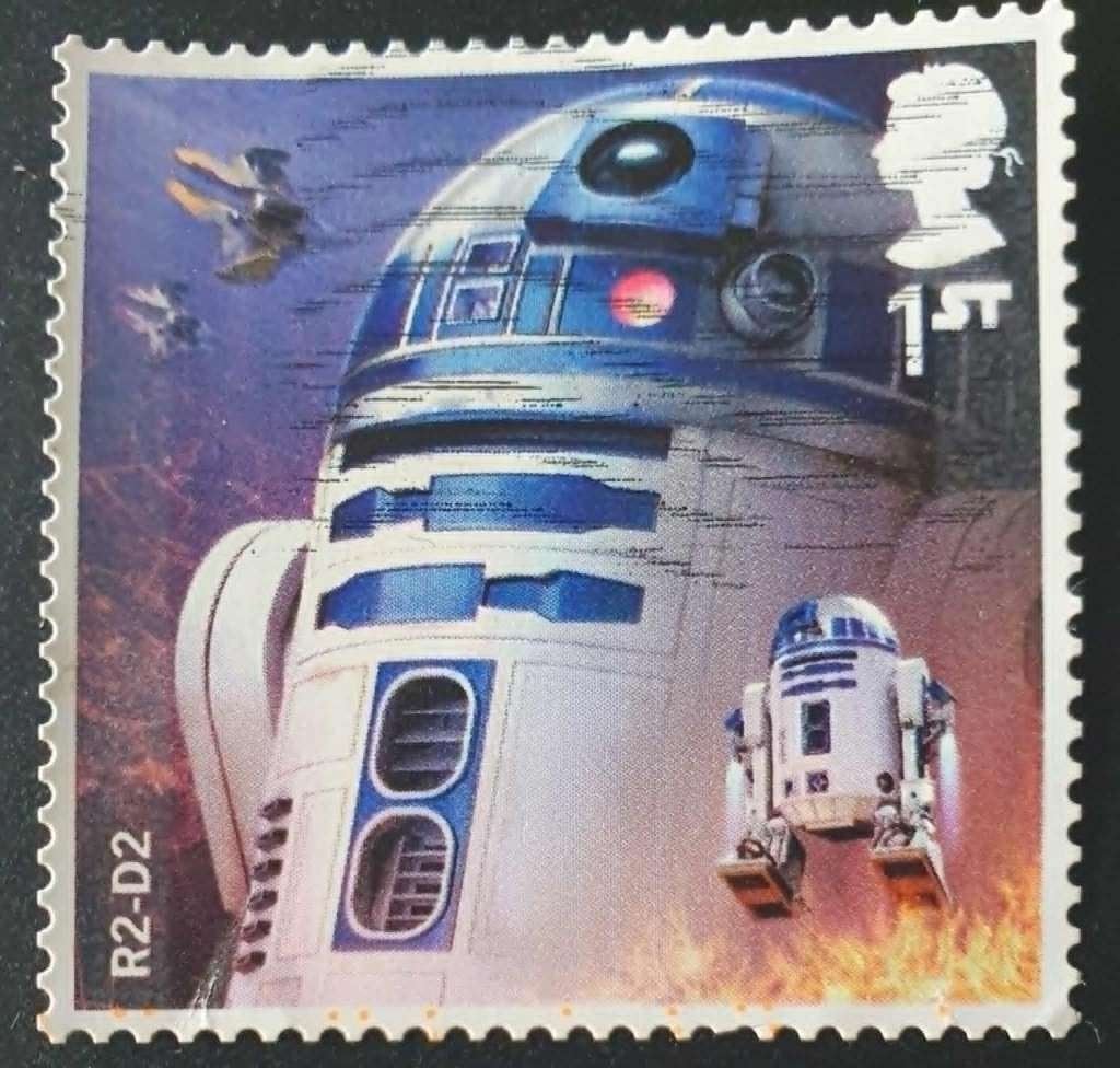 161-26 Engeland / Star Wars - R2-D2, Postzegels en Munten, Verzenden, Gestempeld