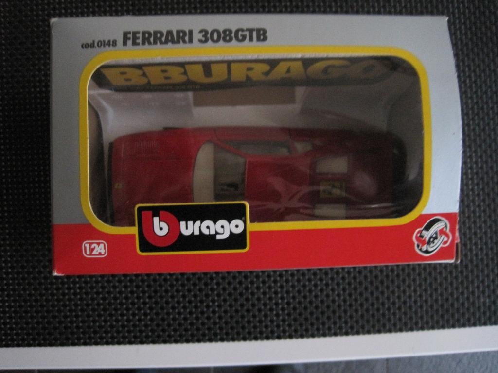 Bburago Ferrari 308 GTB 1:24, Hobby en Vrije tijd, Modelauto's | 1:24, Ophalen of Verzenden, Nieuw, Auto, Bburago
