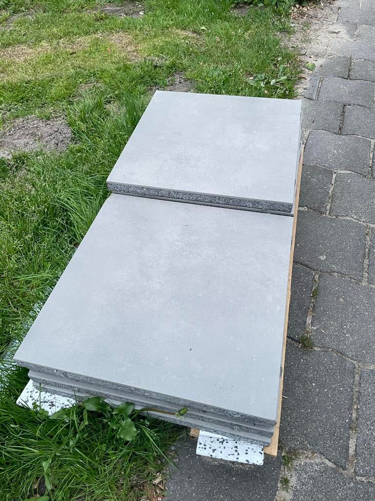 Geoceramica keramische tegels 60x60 warm grey 2.0, Ophalen, Keramiek, Nieuw, Minder dan 5 m²