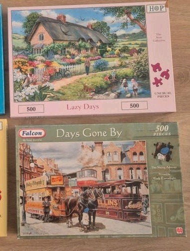 HOP puzzels 500 stukjes, Ophalen of Verzenden, 500 t/m 1500 stukjes, Zo goed als nieuw