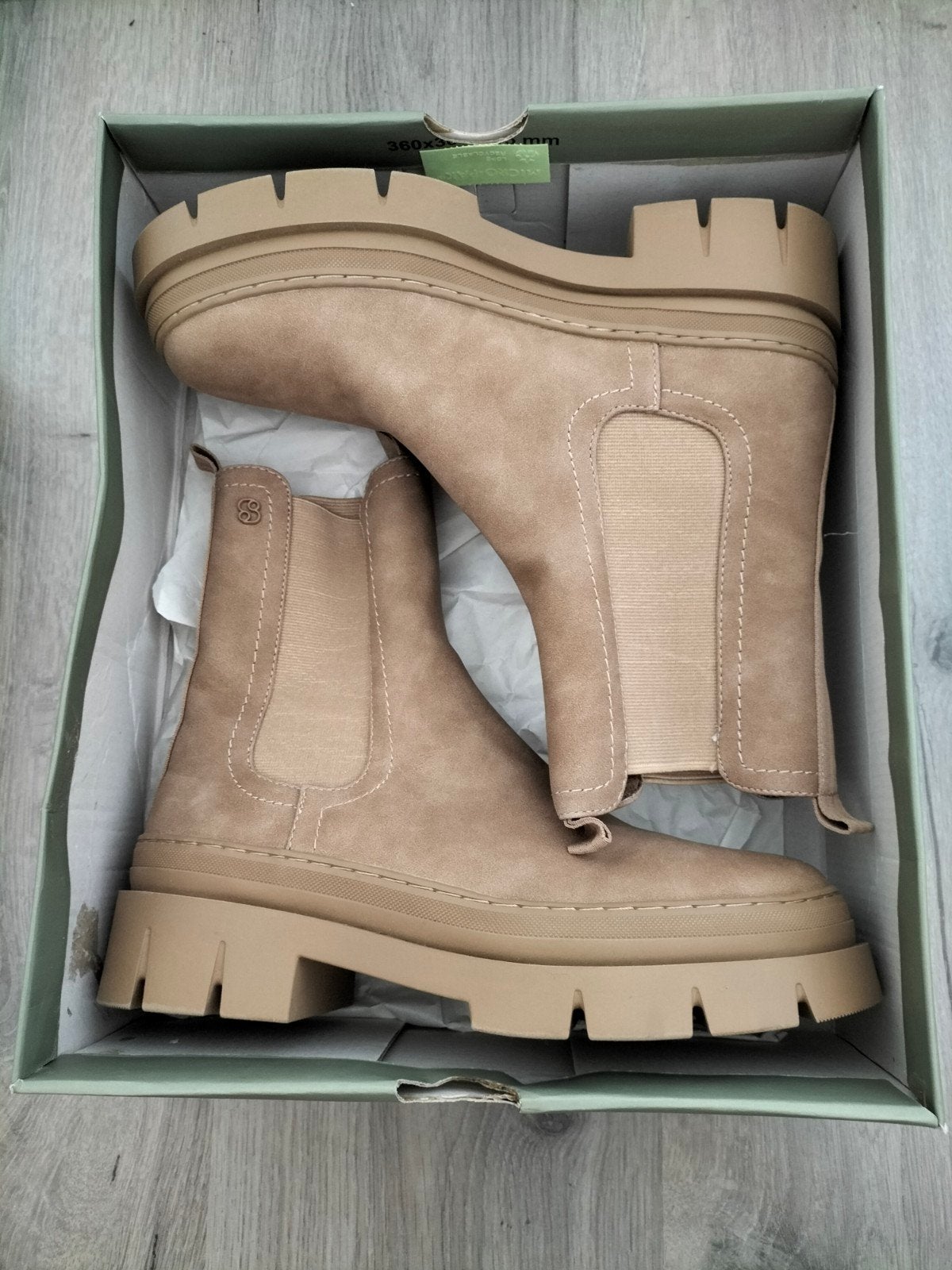 S.Oliver Chelsea boots, maat 41, nieuw!, Beige, Lage of Enkellaarzen, Nieuw, Ophalen of Verzenden